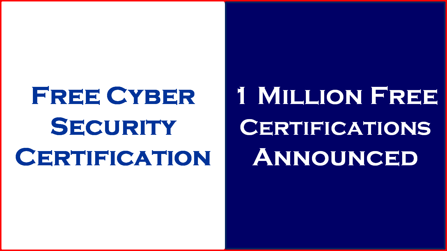 Free Cyber Security Certifications