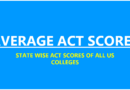 Average ACT Scores of US colleges
