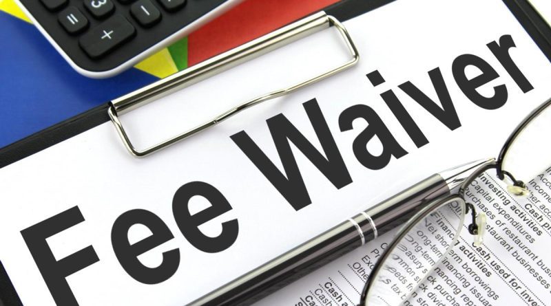 Application Fee Waiver
